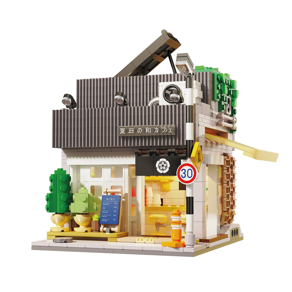 Japanese Summer Breeze Coffee Shop - Cada Brick Kit
