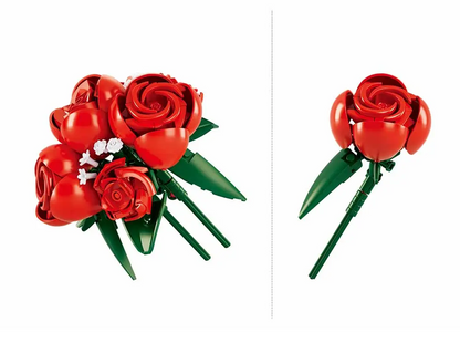 Sluban Rose Plated Vase - Pleyerid Building Brick Kit