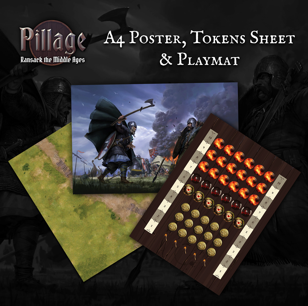 Pillage Introductory Set - 2 Player Early Middle Ages Battle Game