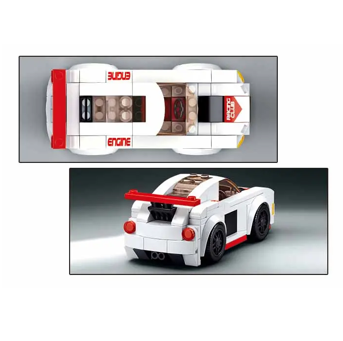 Sluban Knight Car - Car Club Building Brick Kit