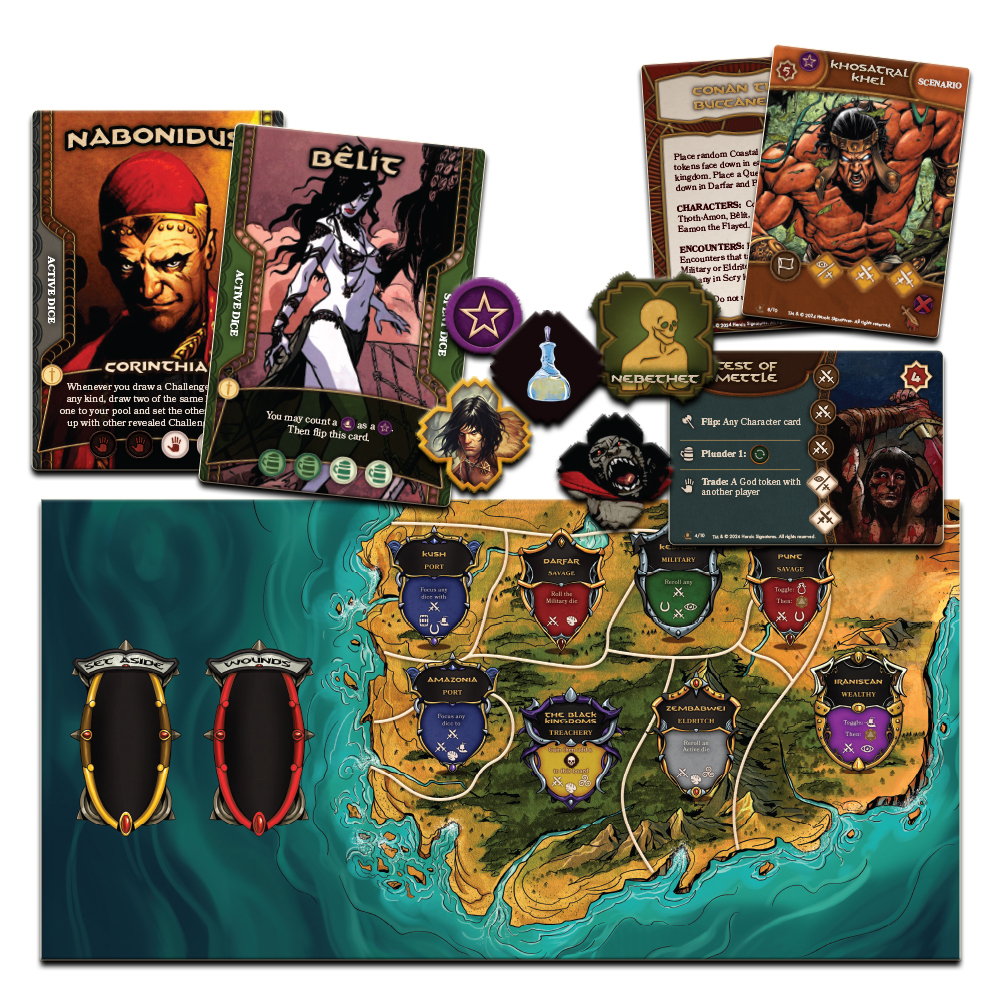 The Adventures of Conan Expansions: Nemedian Chronicles & Queen of the Black Coast