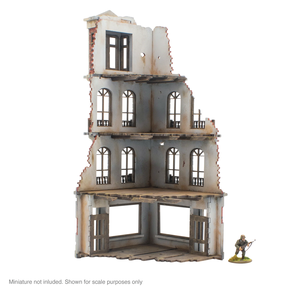 4 Storey Building Corner 1-  MDF