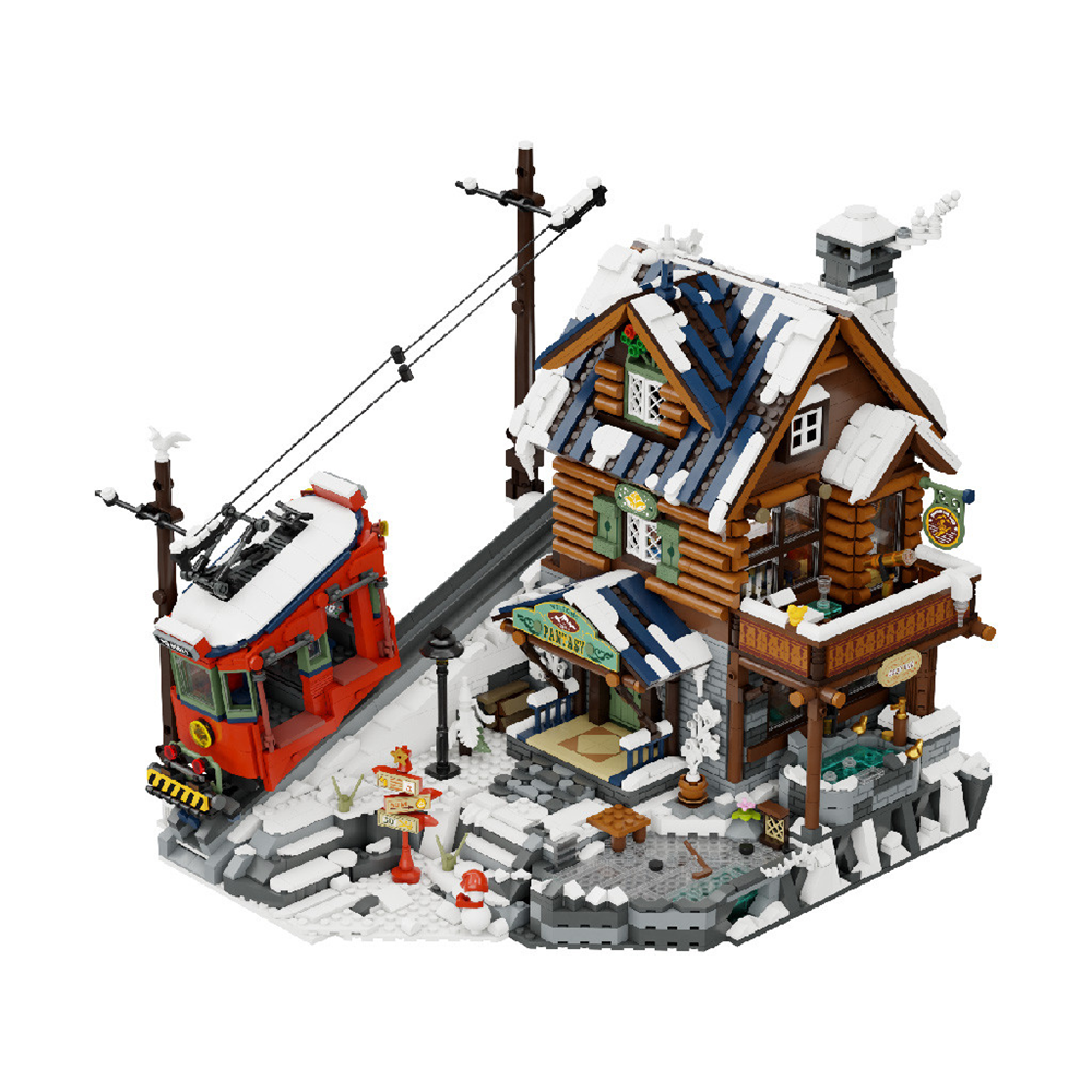 Mountain Summit Ski Cabin - Pantasy Brick Kit