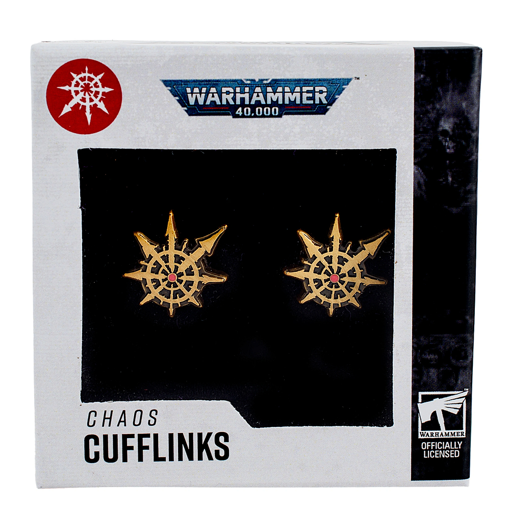 Warhammer 40k Chaos Cufflinks