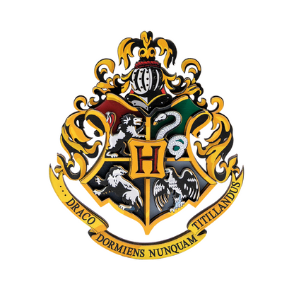 Harry Potter Magnetic Coat of Arms - Puremind Wooden Model Kit