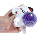 Queasy Squeezies Spooky Plush in monster, ghost, bat and pumpkin, cute plush with squeezy fun elements.