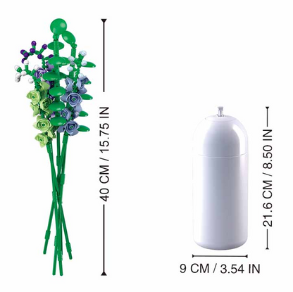 Sluban Rocket Larkspur Flower Brick Kit - Pleyerid