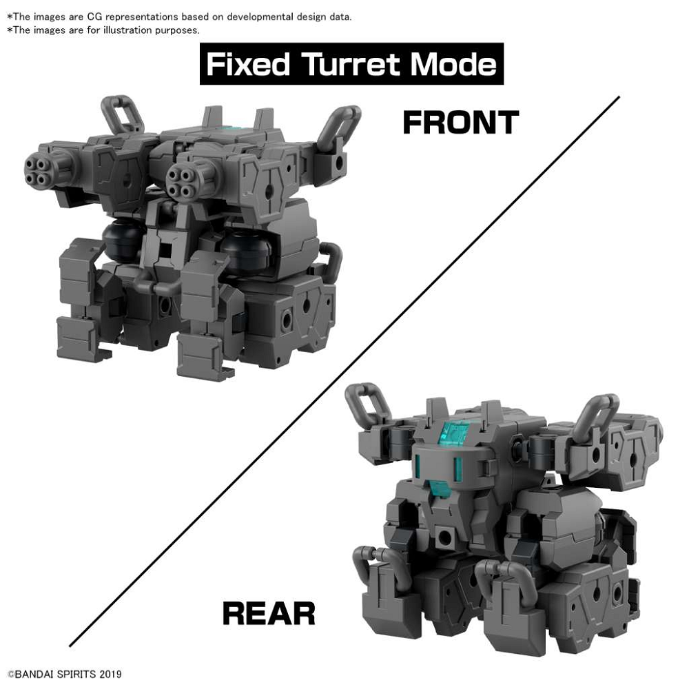 30mm Extended Armament Vehicle Smart Transformable Machine - Bandai