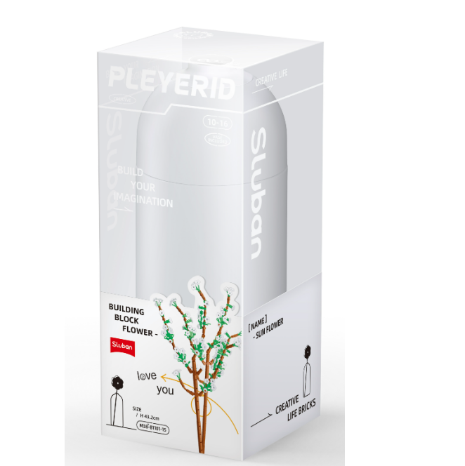 Sluban Fontanesia Flower Brick Kit - Pleyerid