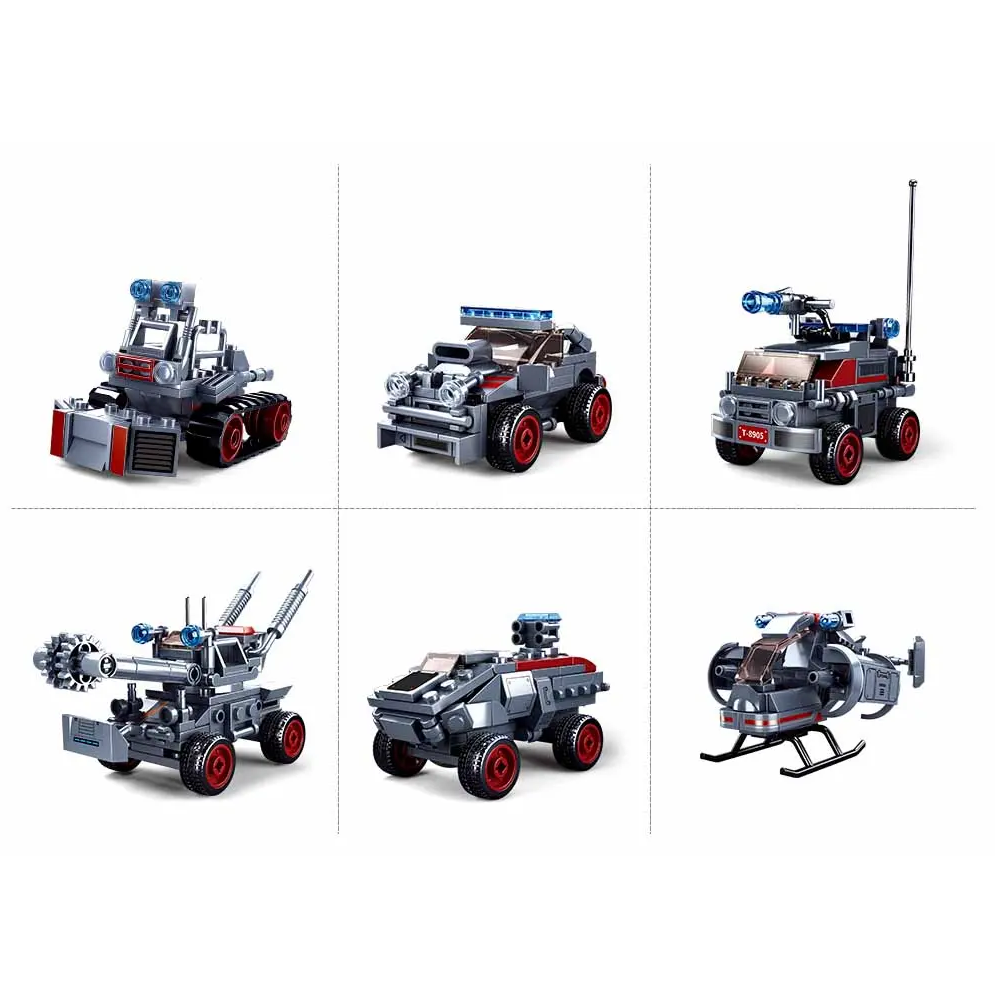 Sluban Space War Command Vehicle 6-in-1 - Building Brick Kit