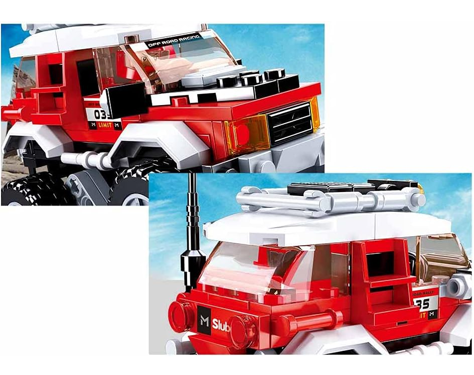 Sluban Off Road Car Club 4x4 - Car Series Building Brick Kit