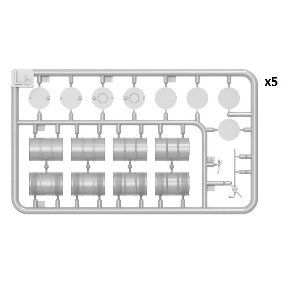MiniArt Modern Oil Drums 200L - 1:48