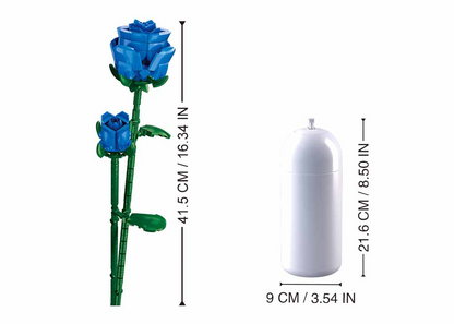 Sluban Blue Rose Flower Brick Kit - Pleyerid
