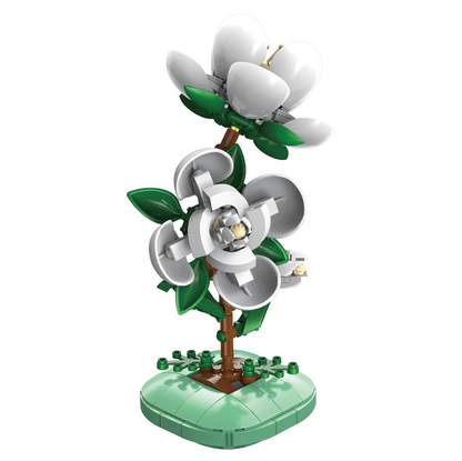 CaDA Camellia Building Block Planter - 301 Piece Brick Model Kit