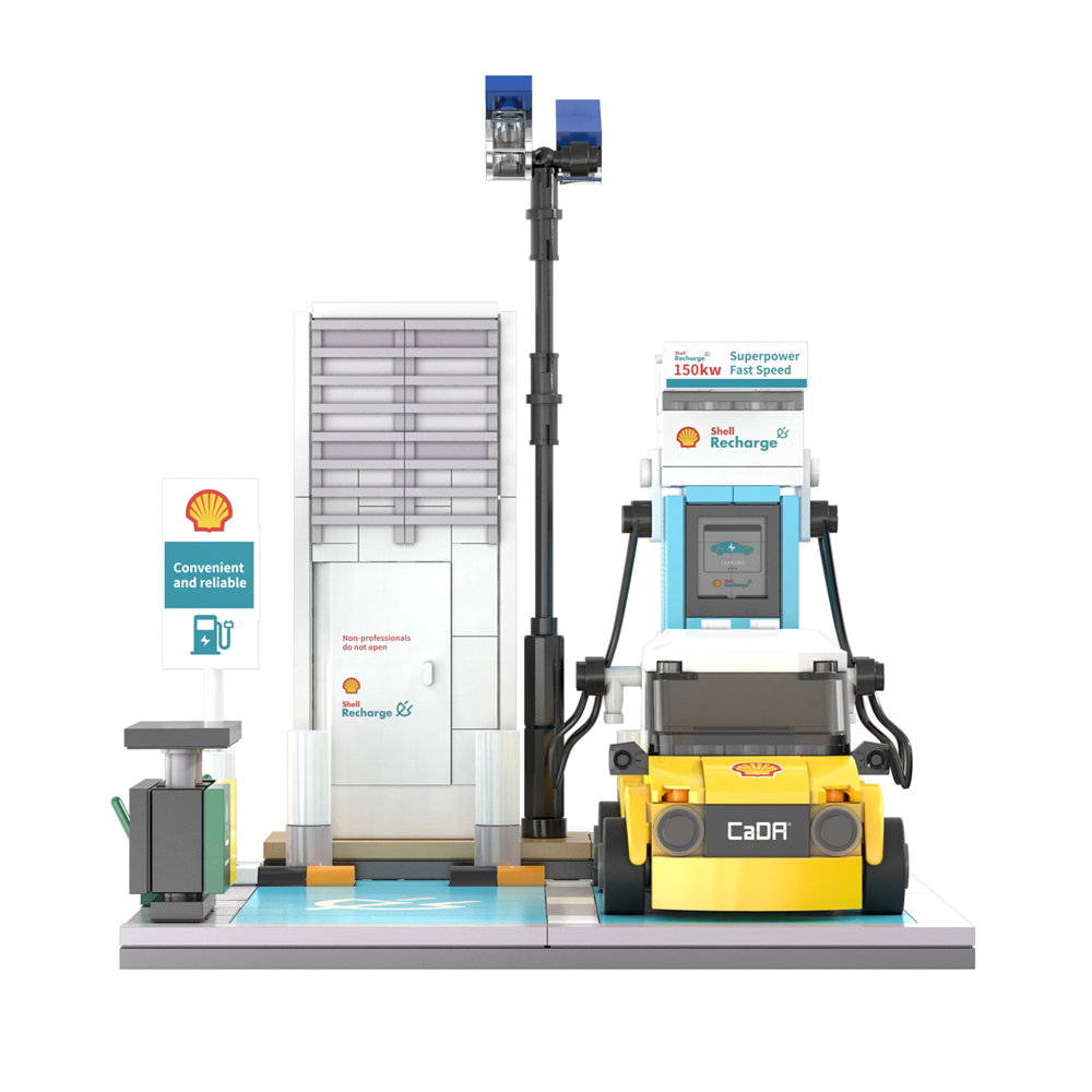 Shell Charging Station CaDA Bricks Kit