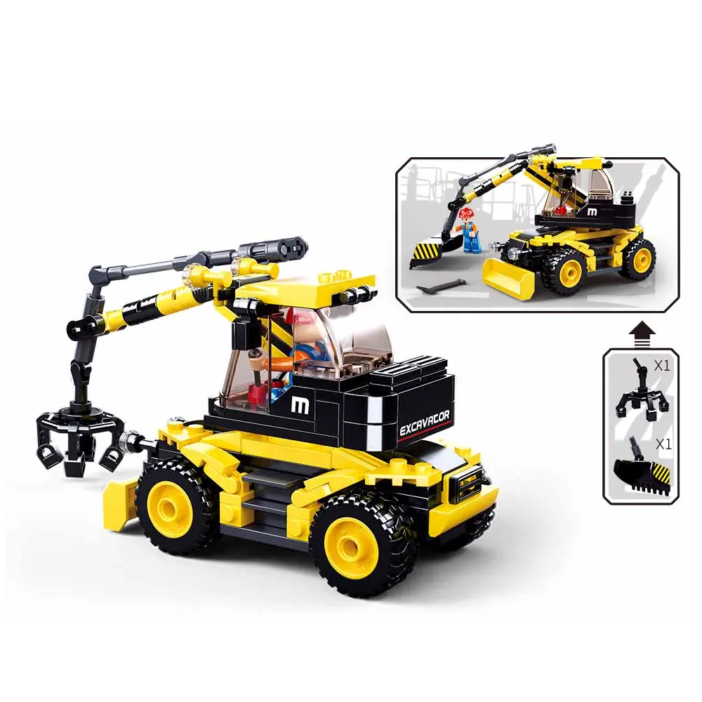 Sluban Excavator - Town Construction Building Brick Kit