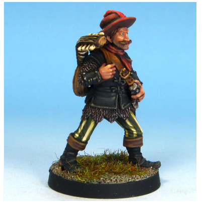 Bard with Lute & Longsword  - Crooked Dice