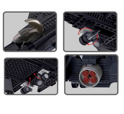 Sluban Stealth Multirole Fighter - Army Building Brick Kit