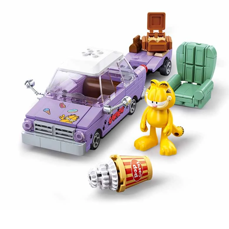 Sluban Garfield Car -  Building Brick Kit