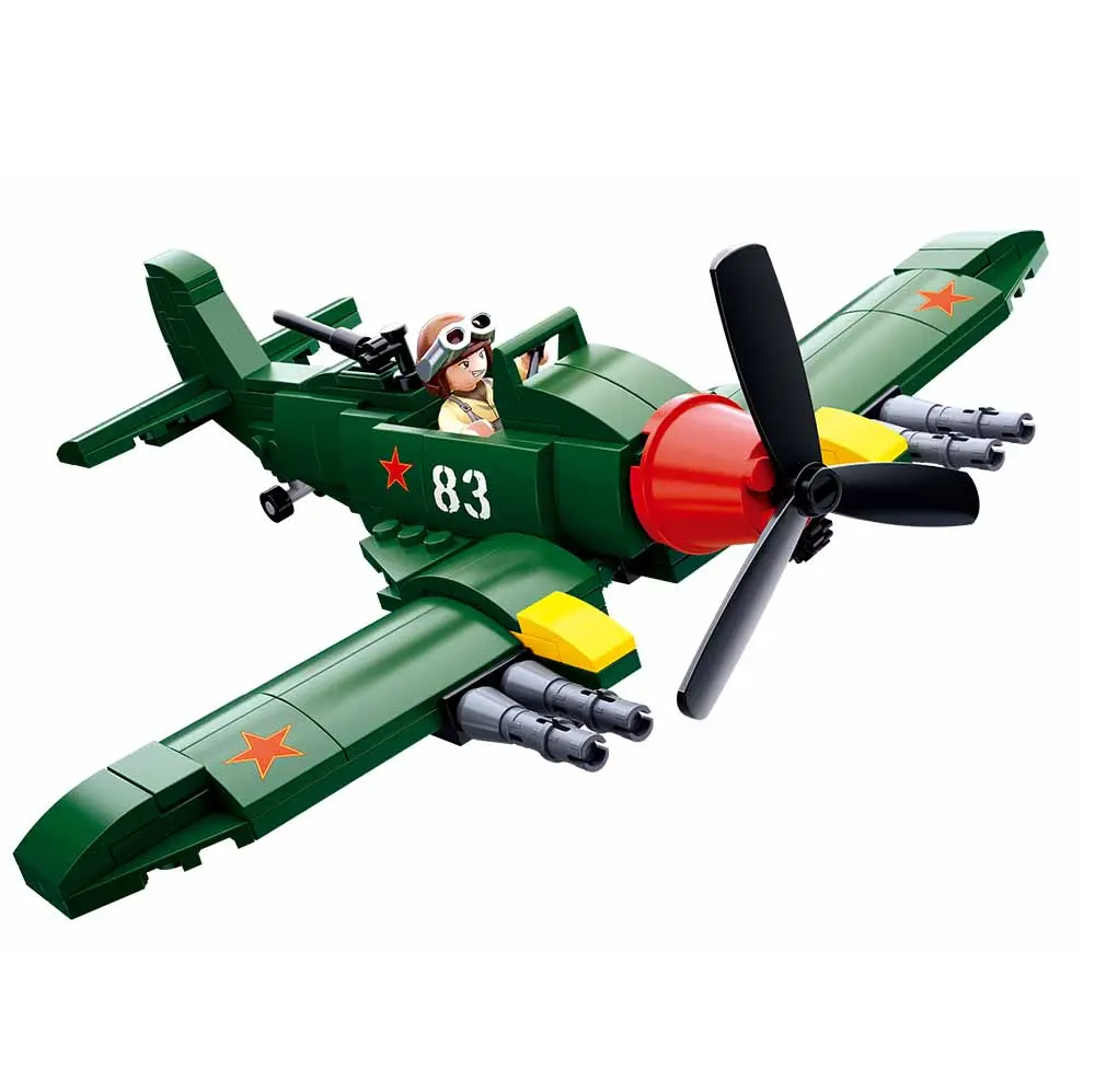 Sluban Allied Ilyushin Fighter Plane - Model Bricks Kit