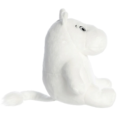 This charmingly collectible sitting Moomin plush with embroidered eyes making a wonderful gift for young and old