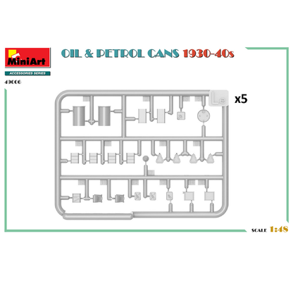 MiniArt Oil & Petrol Cans 1930–40s - 1:48