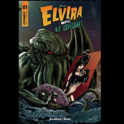 Elvira Meets H.P. Lovecraft #1 from Dynamite Comics.