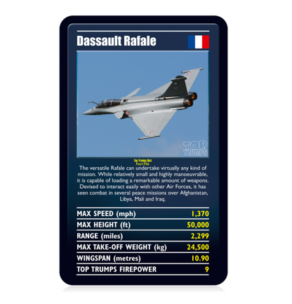 Top Trumps Ultimate Military Jets Card Game
