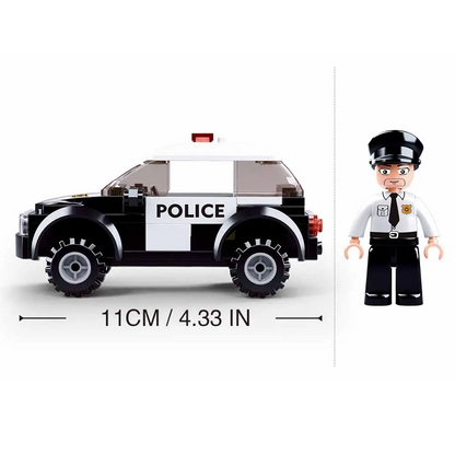 Sluban SUV Patrol Car - Police Building Brick Kit