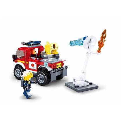 Sluban Fire Engine Put Out Fires - Building Brick Kit