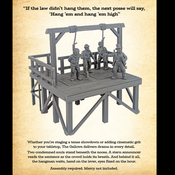 Dead Mans Hand Gallows Set