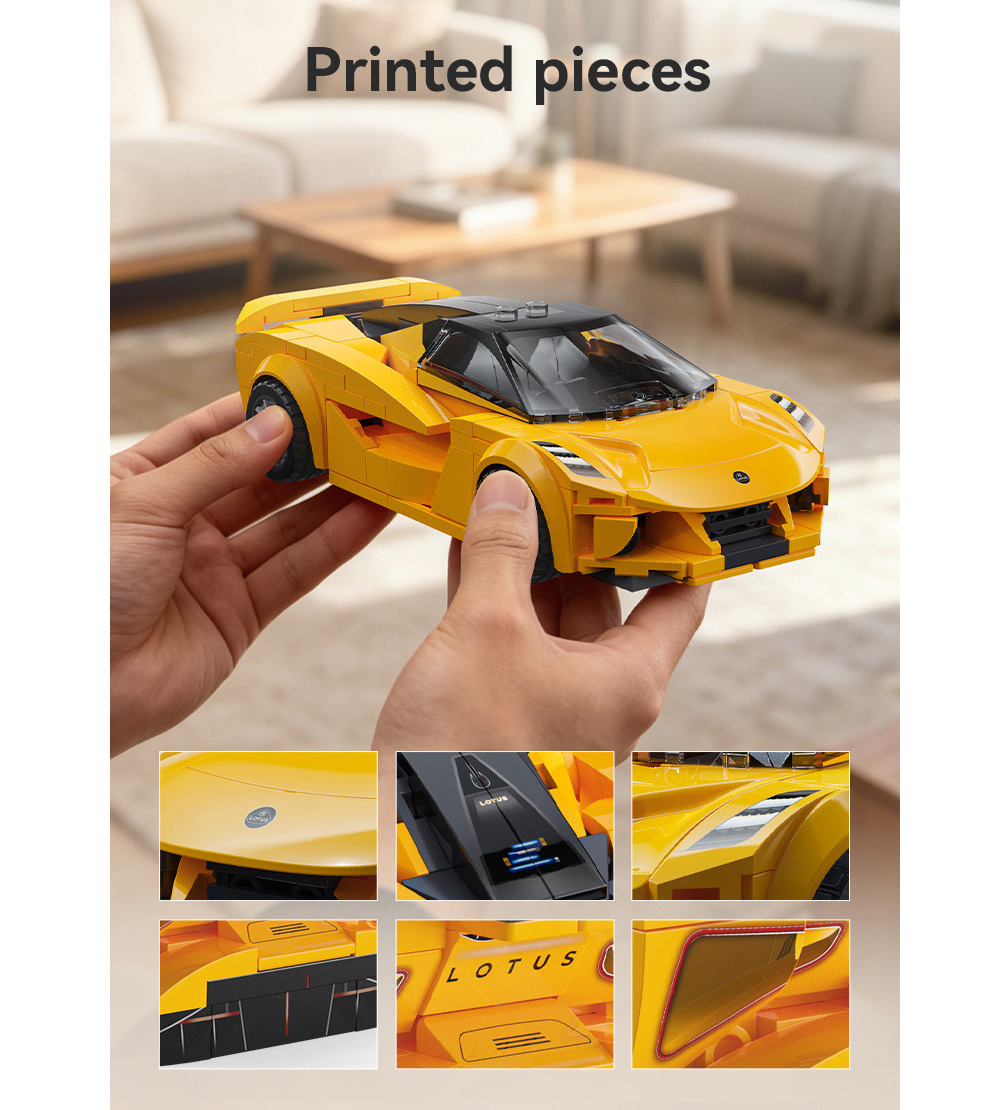 CaDA Lotus Evija - 1:24 Scale Building Brick Model Kit