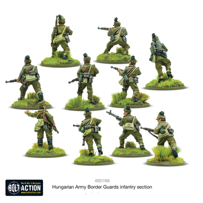 Hungarian Army Border Guards Infantry Section - Bolt Action