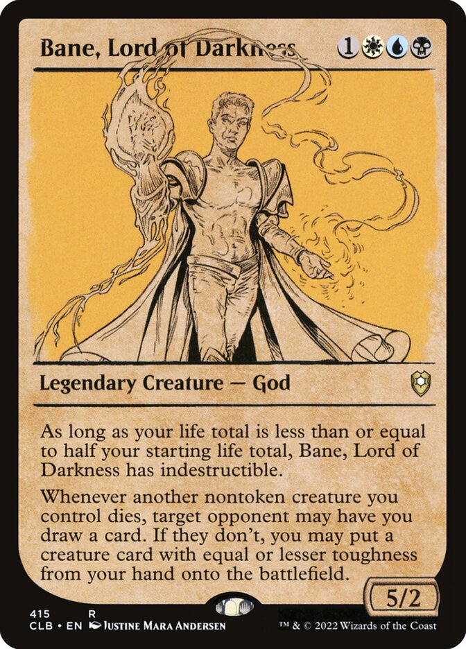 Bane, Lord of Darkness - Commander Legends #415 Card Front