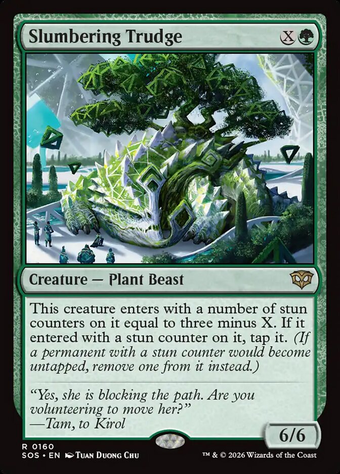 Slumbering Trudge Secrets of Strixhaven #160Card Front