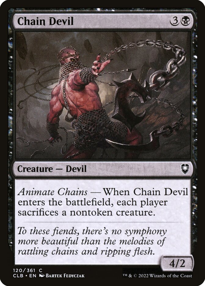 Chain Devil - Commander Legends #120 Card Front