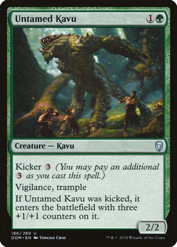 Untamed Kavu Dominaria #186
