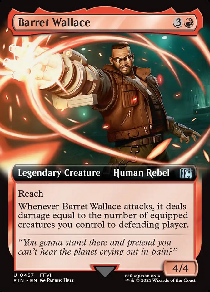 Extended Art Barret Wallace Final Fantasy #457