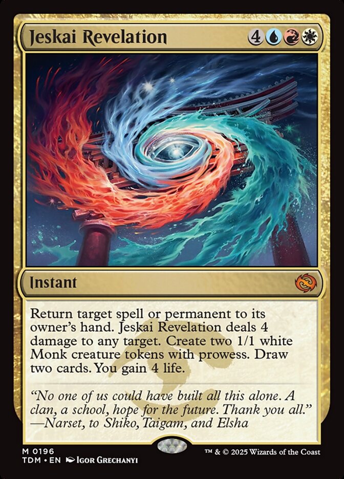 Jeskai Revelation Tarkir Dragonstorm #196