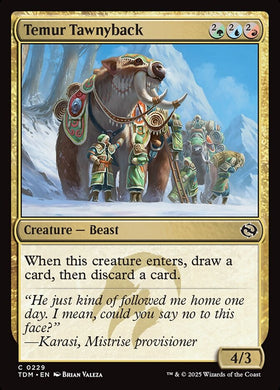 Temur Tawnyback Tarkir Dragonsto...