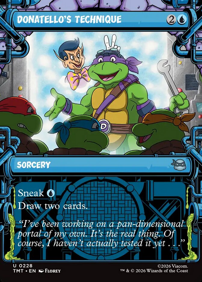 Donatello's Technique Sewer Frame #228