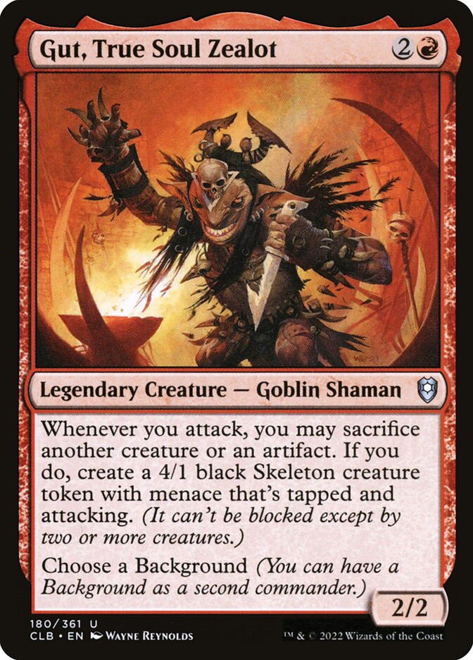 Gut, True Soul Zealot - Commander Legends #180 Card Front
