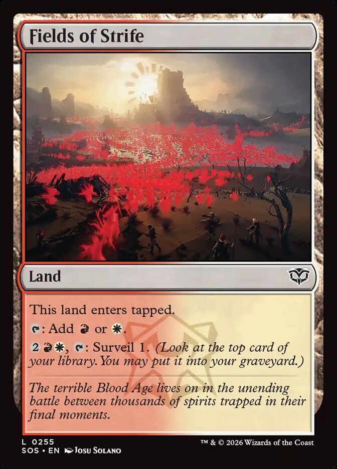 Fields of Strife Secrets of Strixhaven #255Card Front