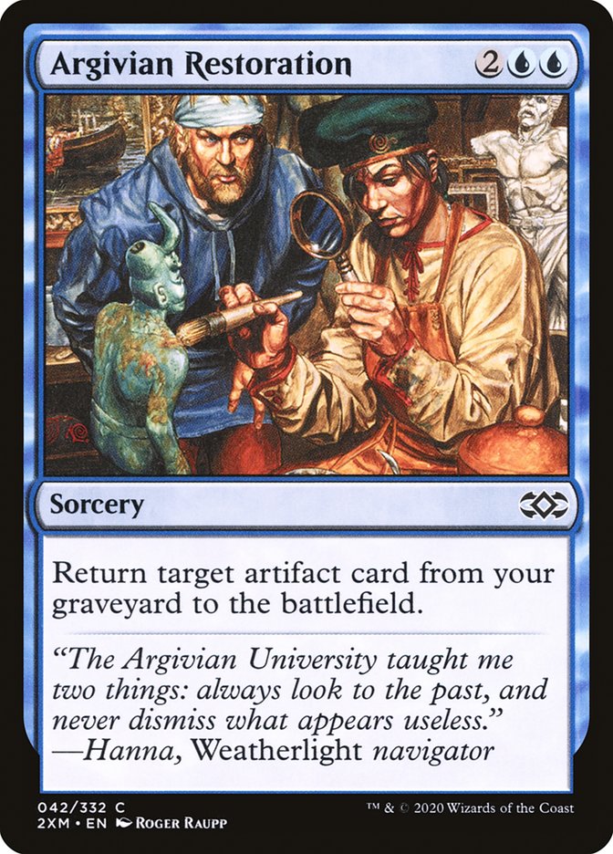 Argivian Restoration Double Masters #042 Card Front