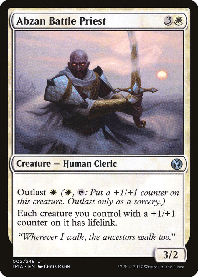 Abzan Battle Priest - Iconic Masters #002
