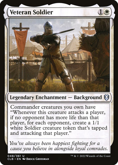 Veteran Soldier - Commander Legends #048