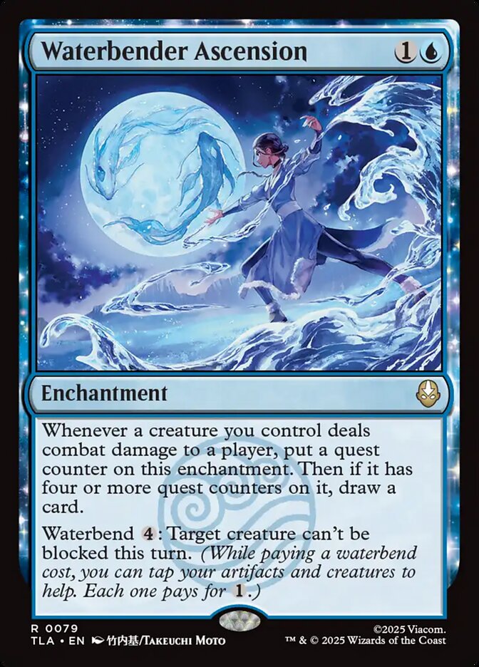 Waterbender Ascension Avatar The Last Airbender #079 MTG Single Card Front