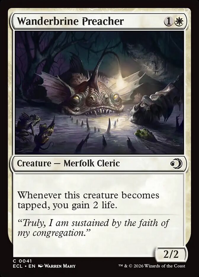 Wanderbrine Preacher Lorwyn Eclipsed #041