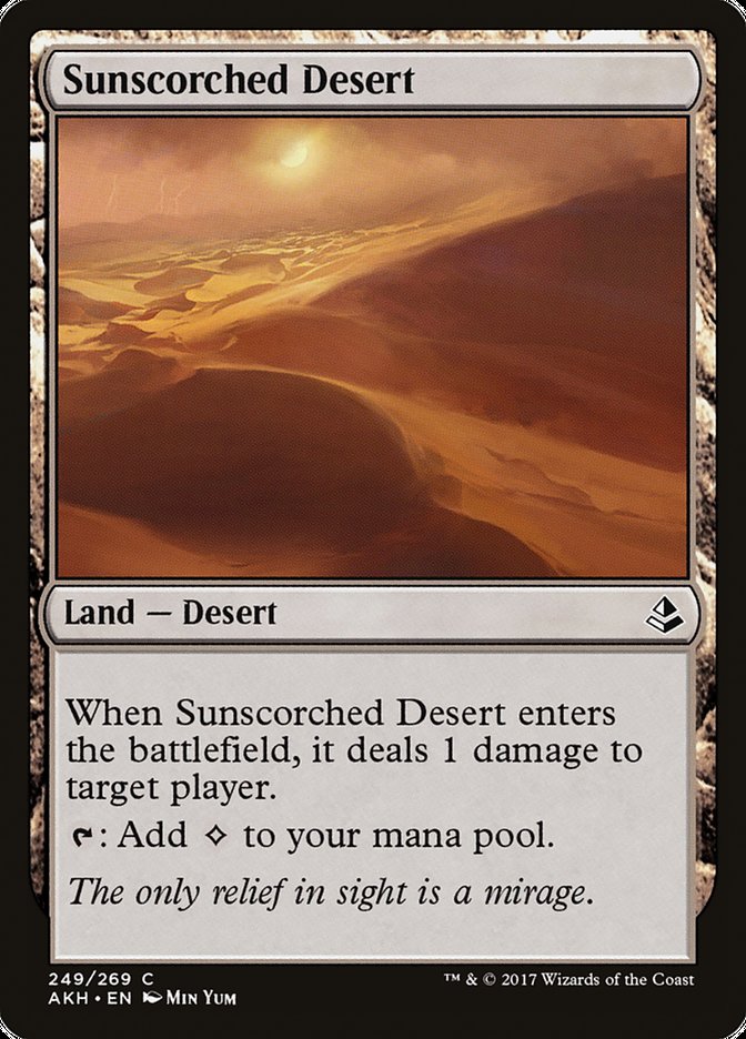 Sunscorched Desert Amonkhet #249 | Magic! The Gathering Singles
