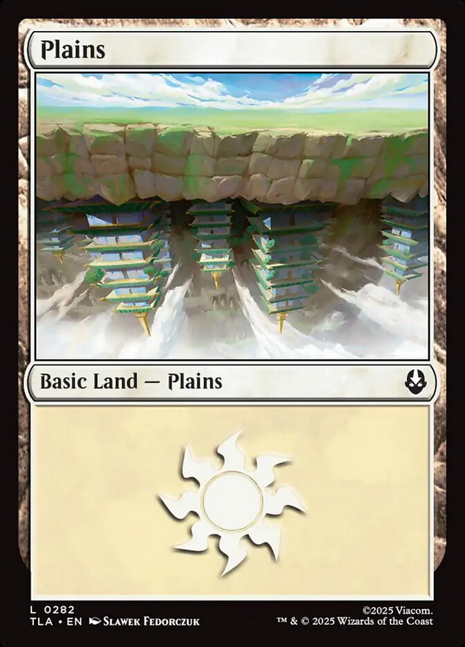 Basic Plains Avatar The Last Airbender #282 MTG Single Card Front